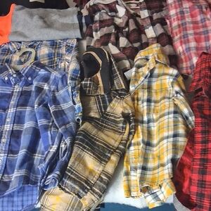 Mixed Plaid Shirts Collection